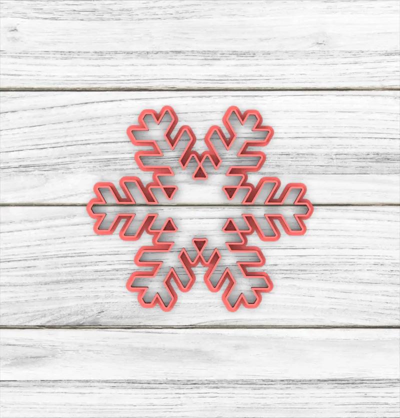 Copo de Nieve Silueta Navidad